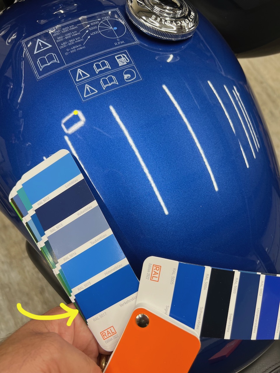 RAL 5017 Upland Blue Powder Coat