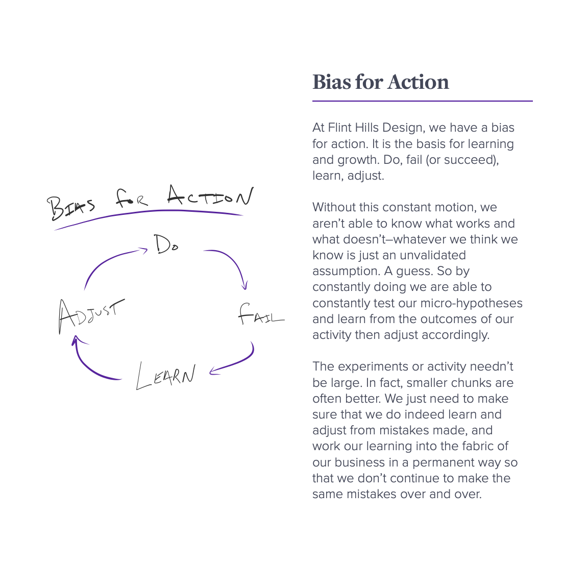 Bias for Action