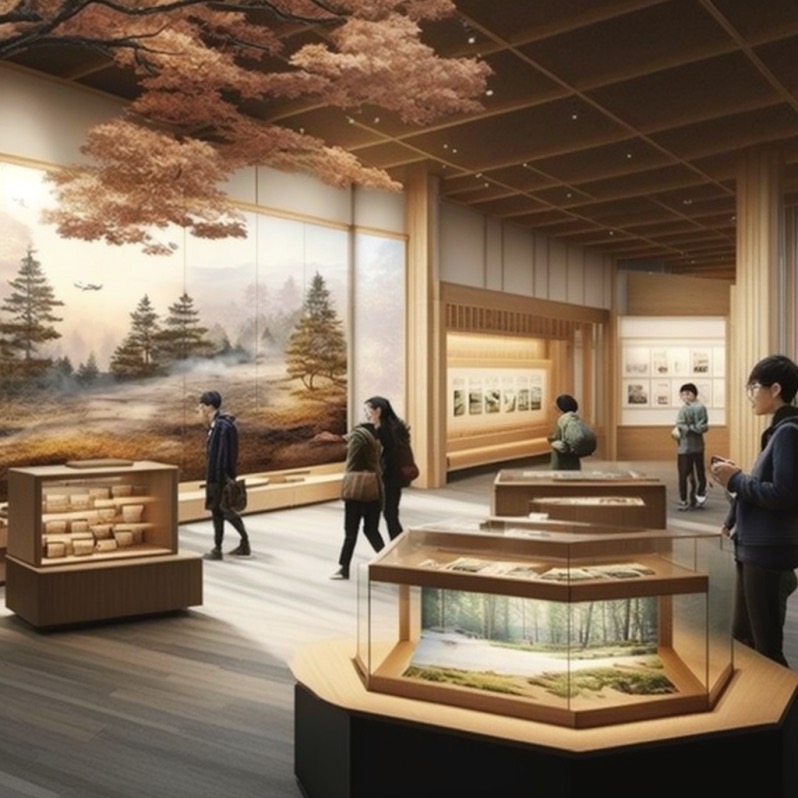 japanese museum exhibit