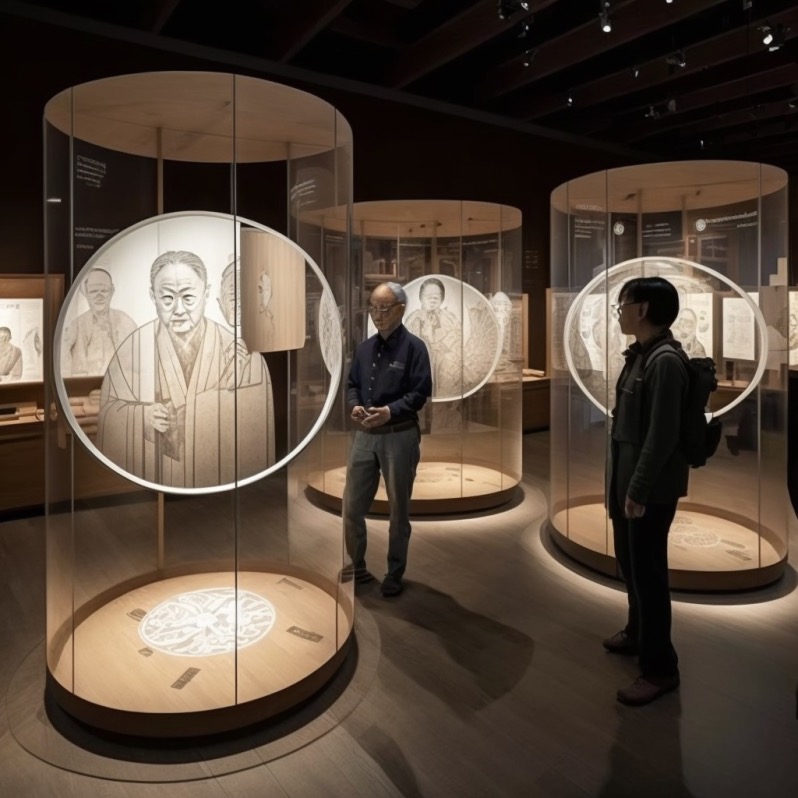japanese museum exhibit