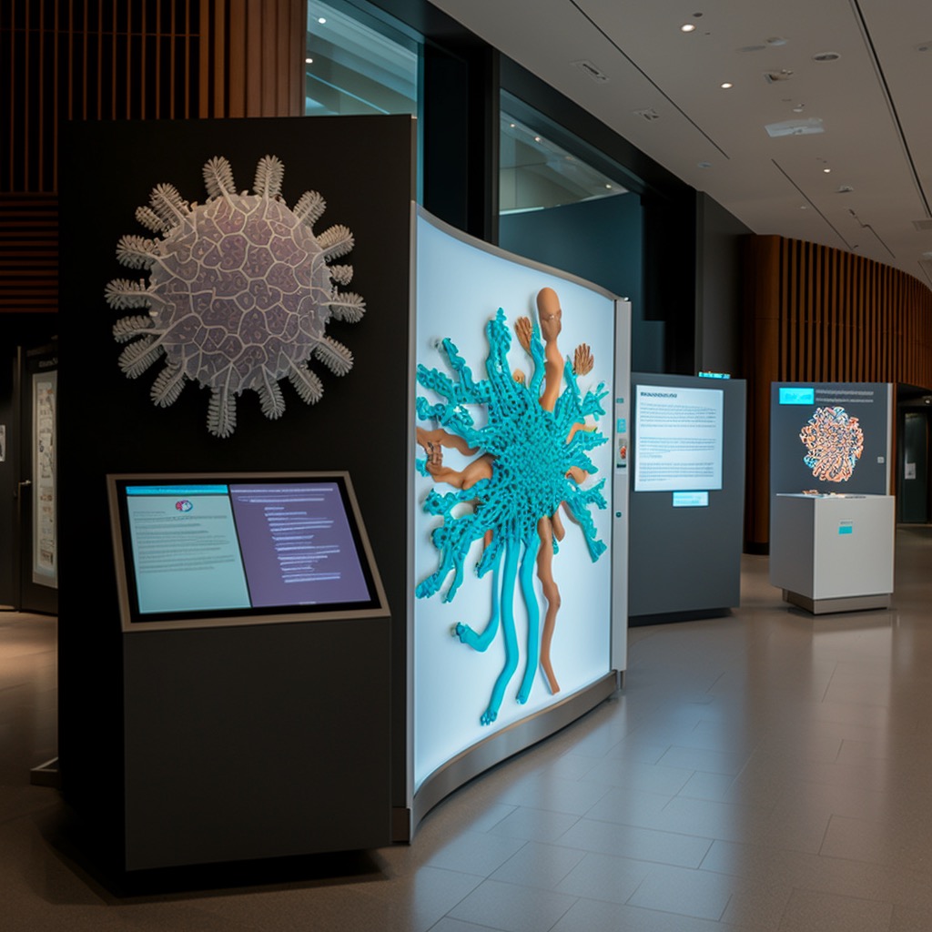 medical lobby display
