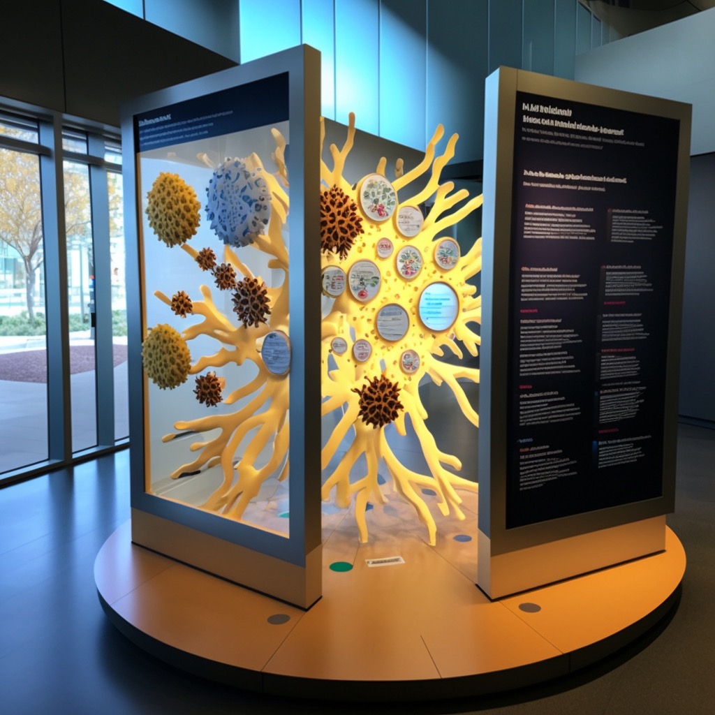 medical lobby display