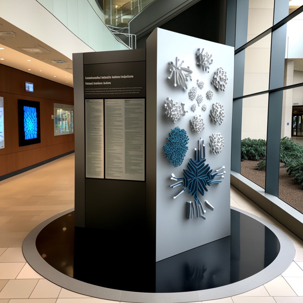 medical lobby display