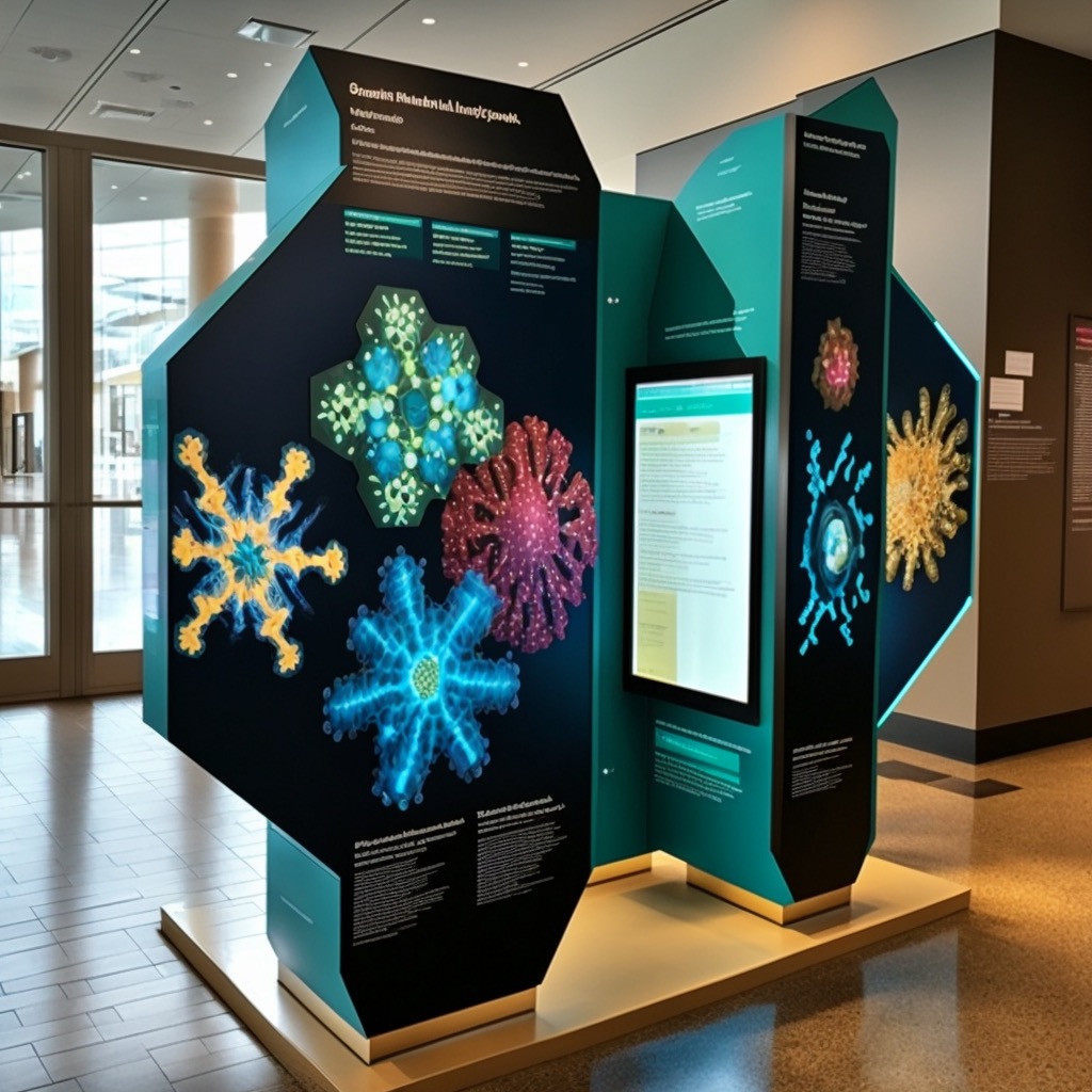 medical lobby display