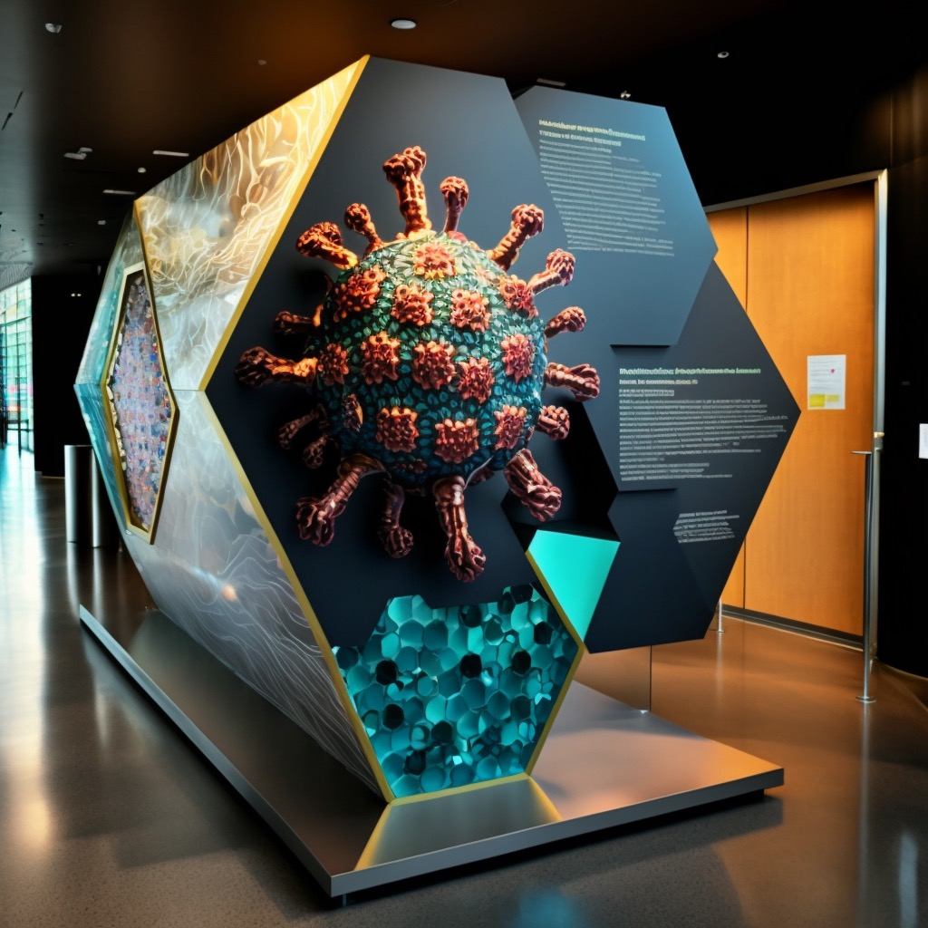 medical lobby display