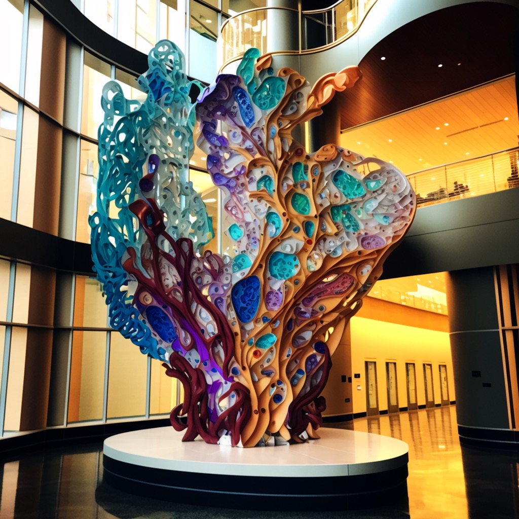 medical lobby display