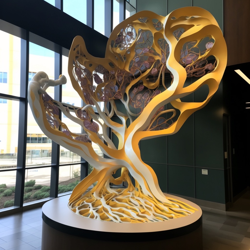 medical lobby display
