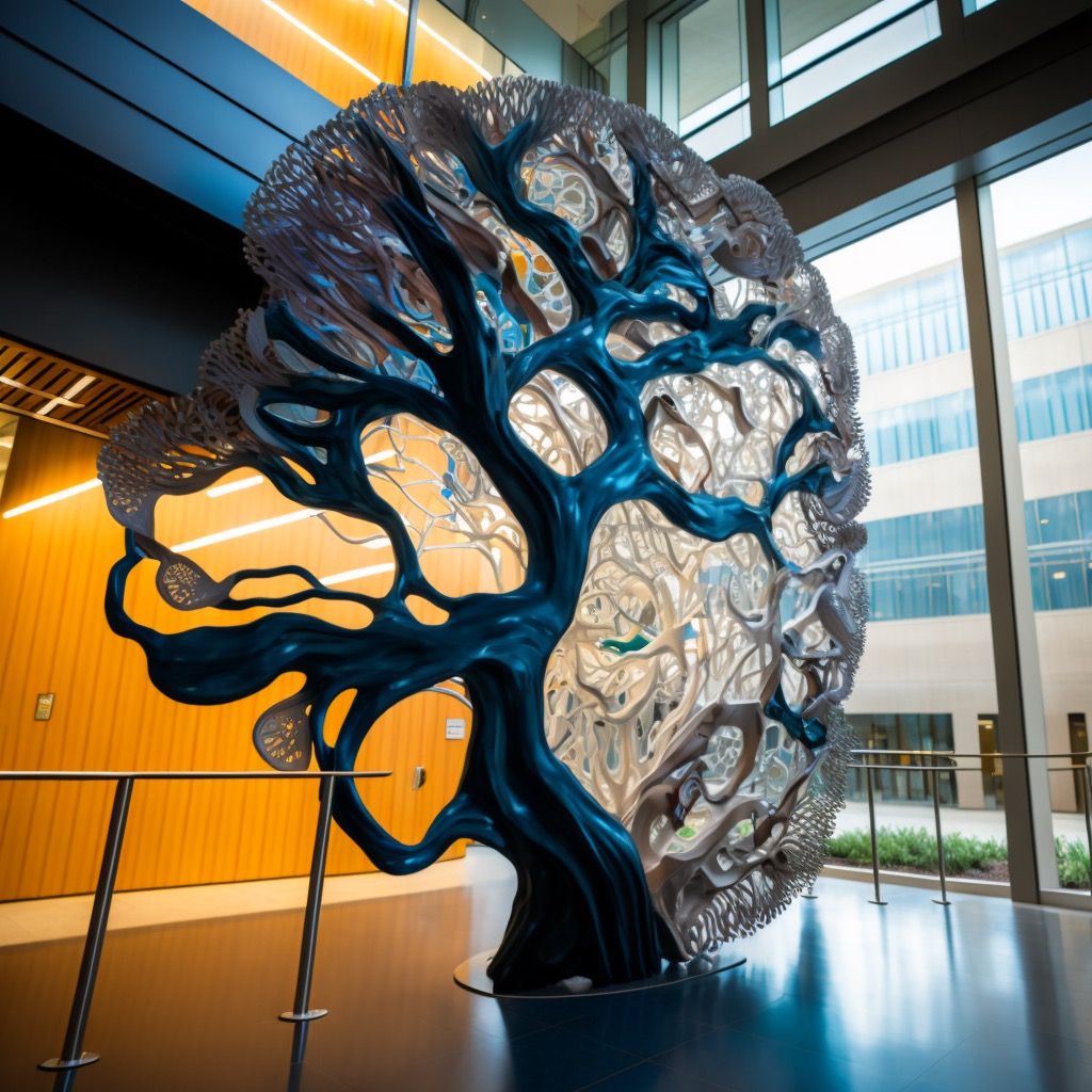 medical lobby display