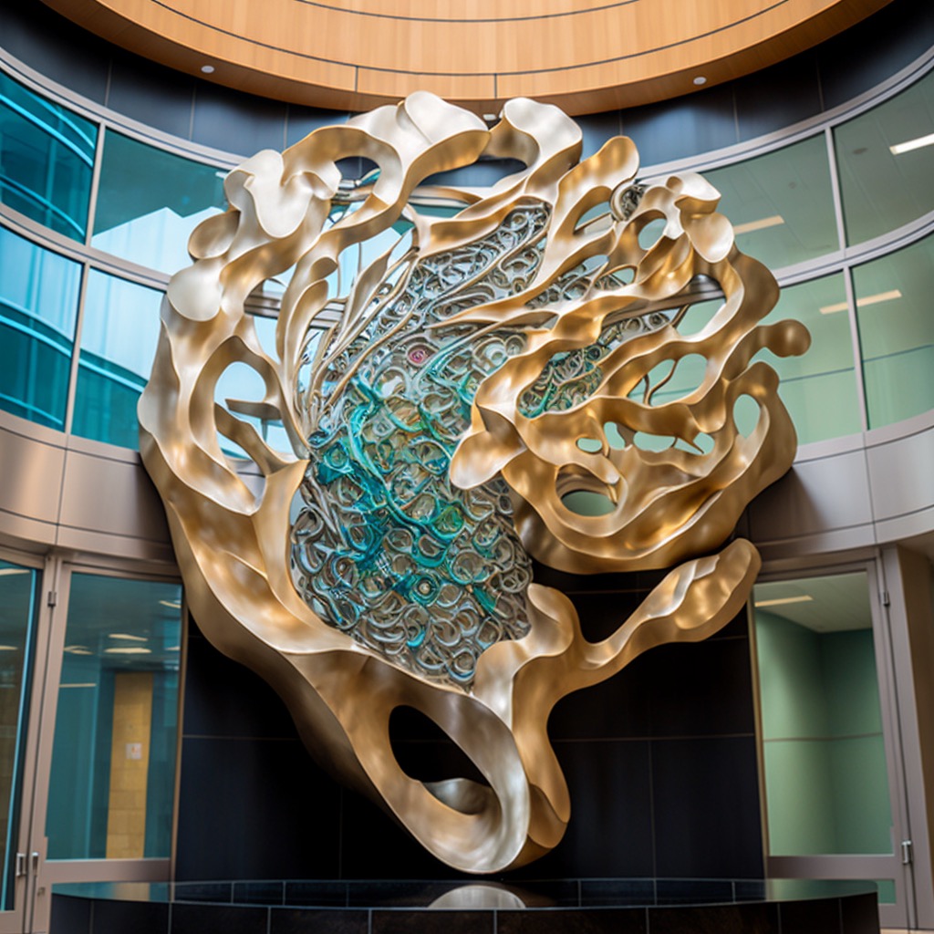 medical lobby display
