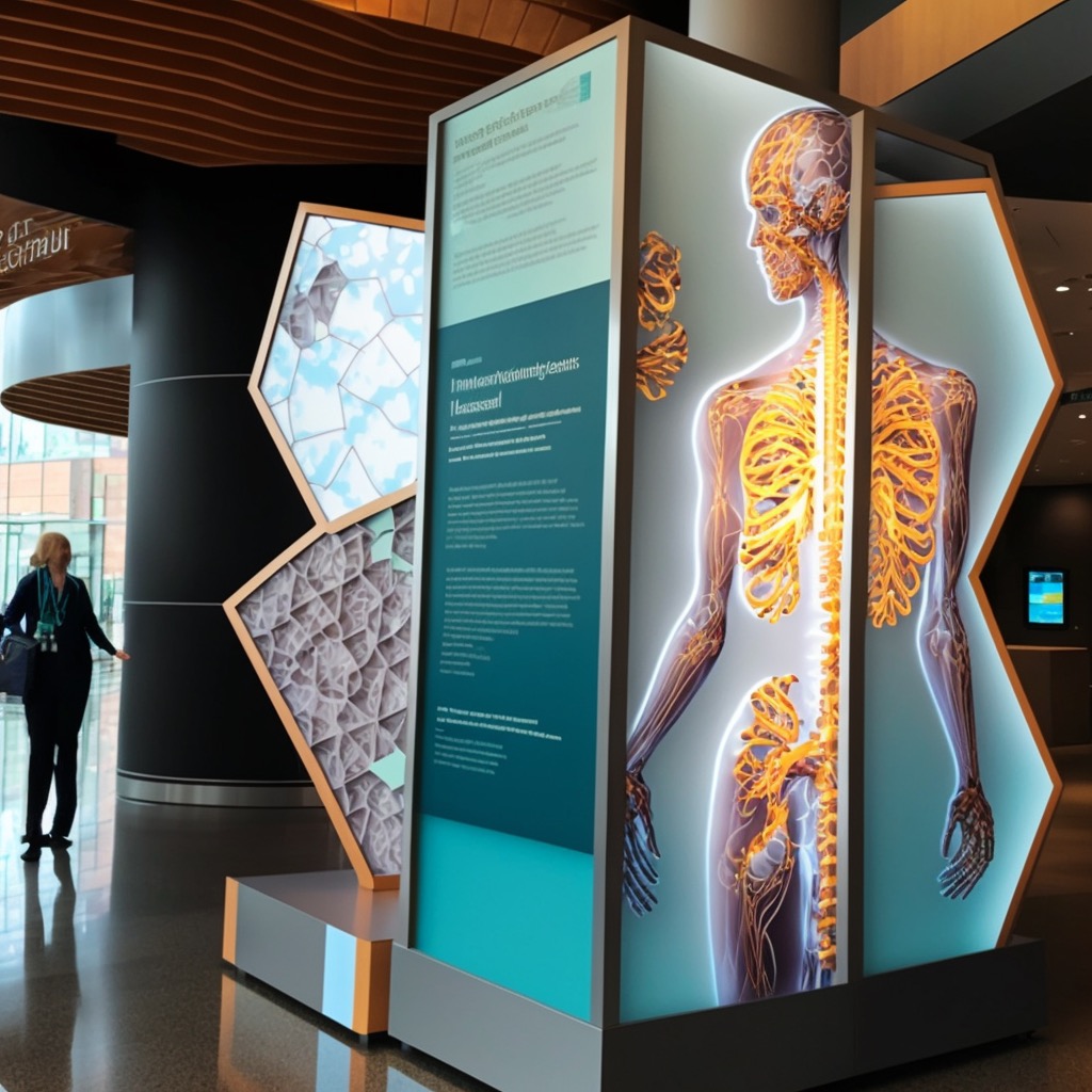 medical lobby display
