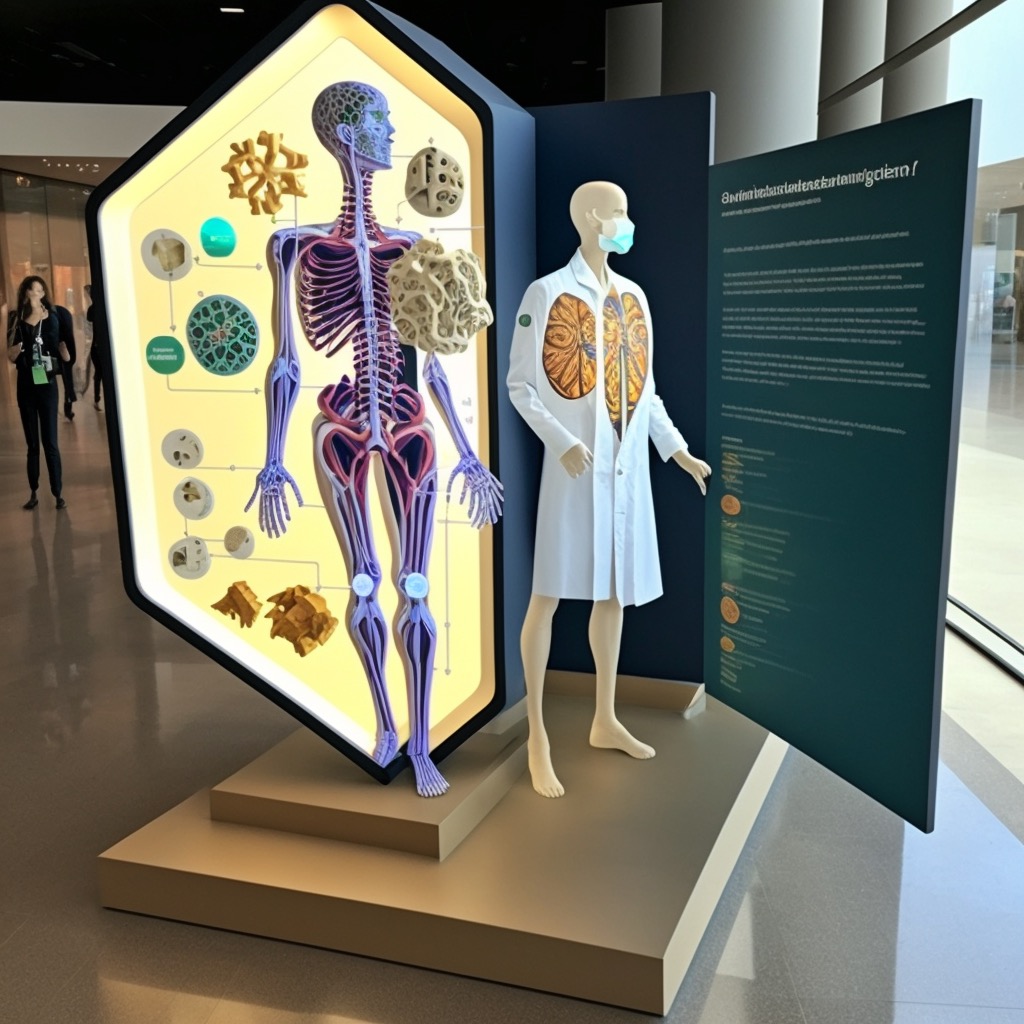 medical lobby display