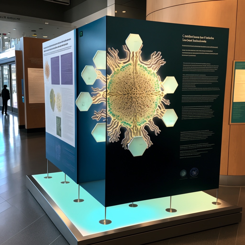 medical lobby display