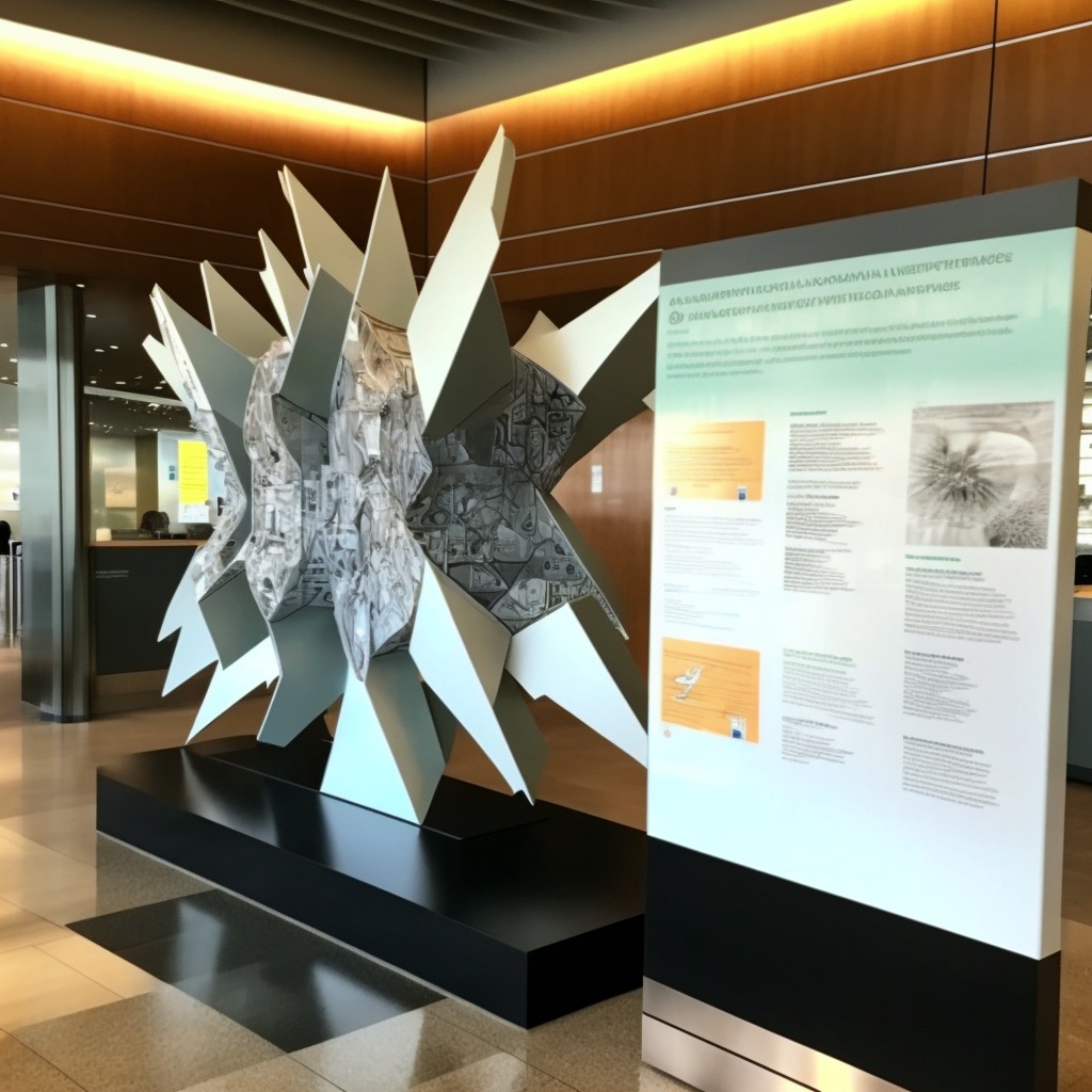 medical lobby display