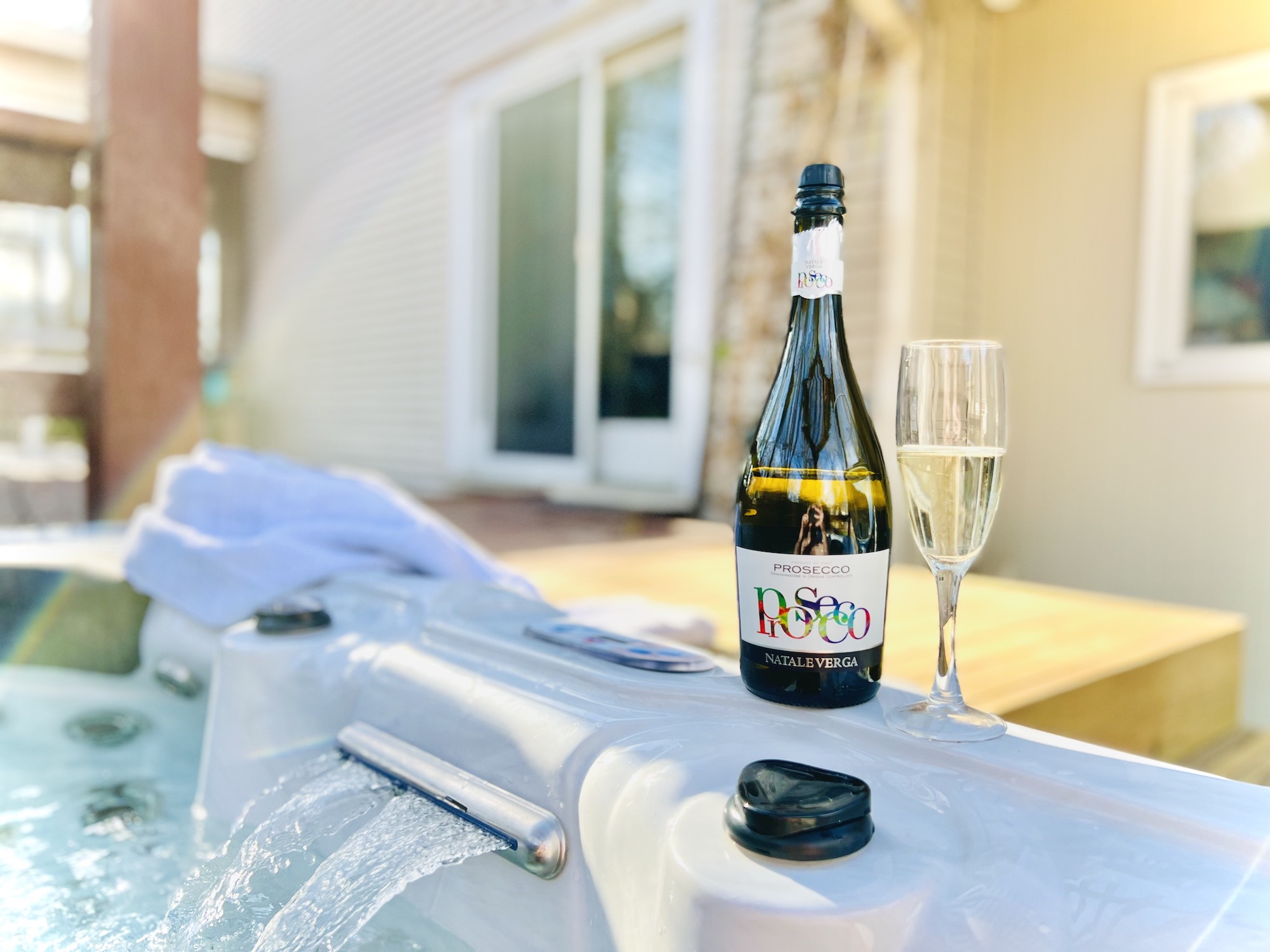 Hot Tub Pergola Mimosas