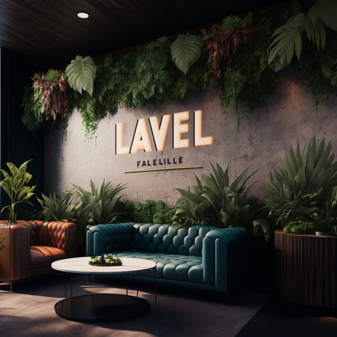 level up lounge midjourney