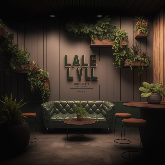 level up lounge midjourney