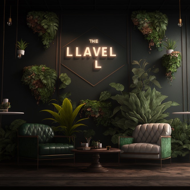 level up lounge midjourney