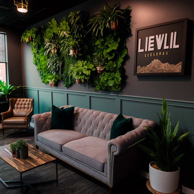 level up lounge midjourney