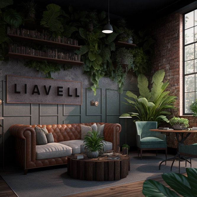 level up lounge midjourney